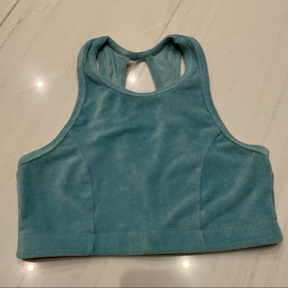 Aerie Corduroy High Neck Bralette